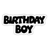 Birthday Boy' Sticker